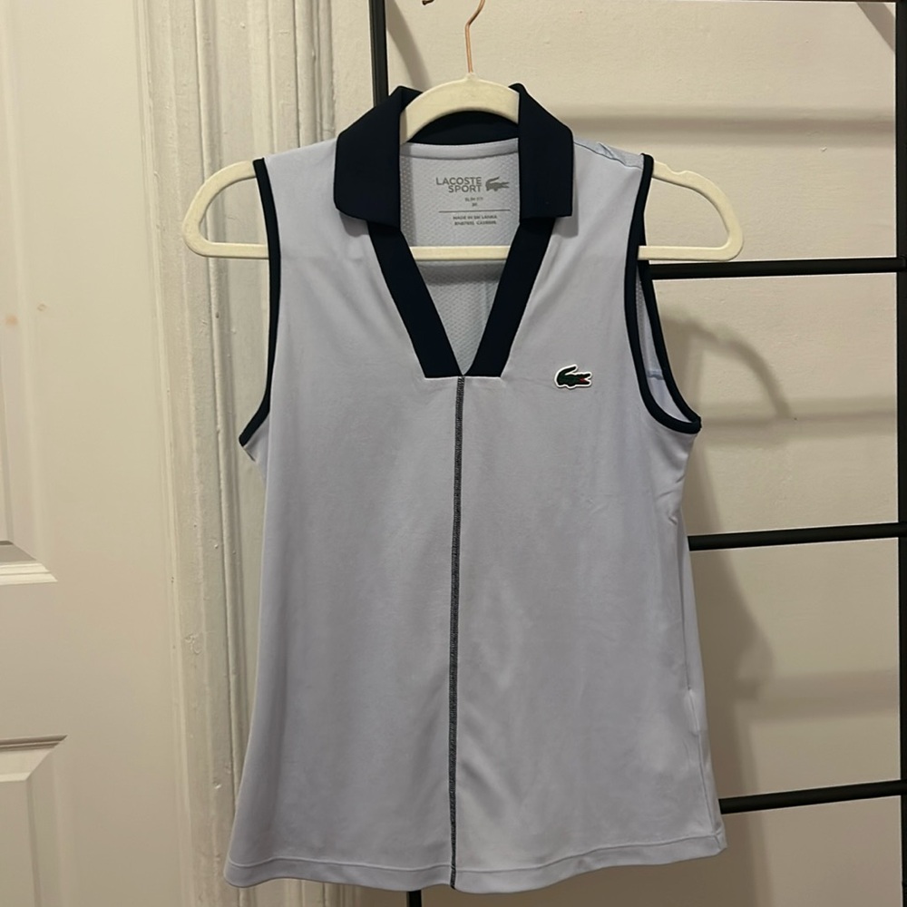 WOMEN'S SLIM FIT ULTRA DRY SLEEVELESS TENNIS POLO